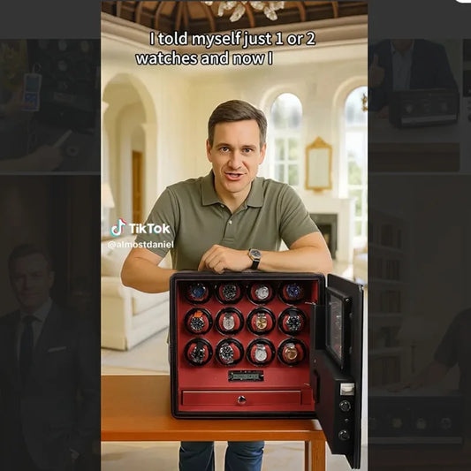 Customer Showcase: How Daniel Protects His Collection with the Driklux 12-Watch Winder Safe
