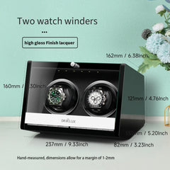 Elegant Compact Double Watch Winders
