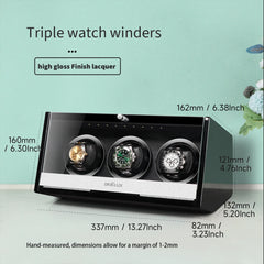 Compact Classic Triple Best Watch Winders for rolex