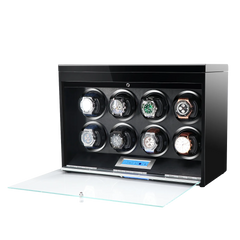 8 Watch Winder with Extra Storage - Maintain Eight Watches with Precision