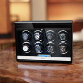 8 Watch Winder with Extra Storage - Precision Care for Eight Watches