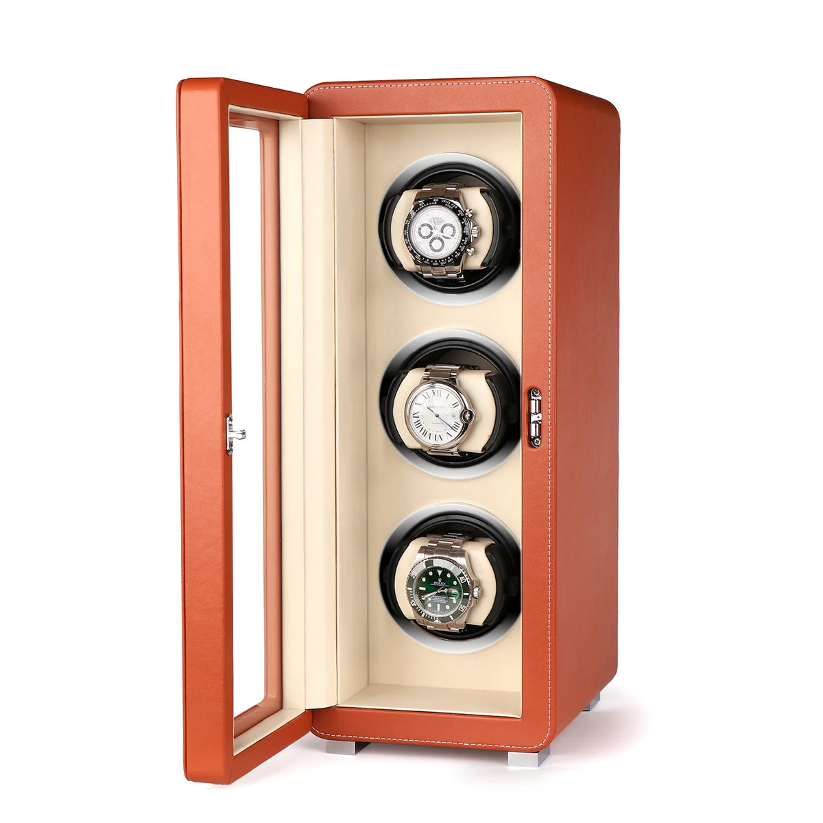 Triple Watch Winder - Efficiently Maintain Your Timepiece Collection
