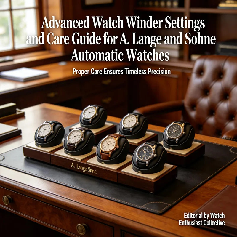 A. Lange & Sohne Advanced Watch Winder Settings Guide – Driklux