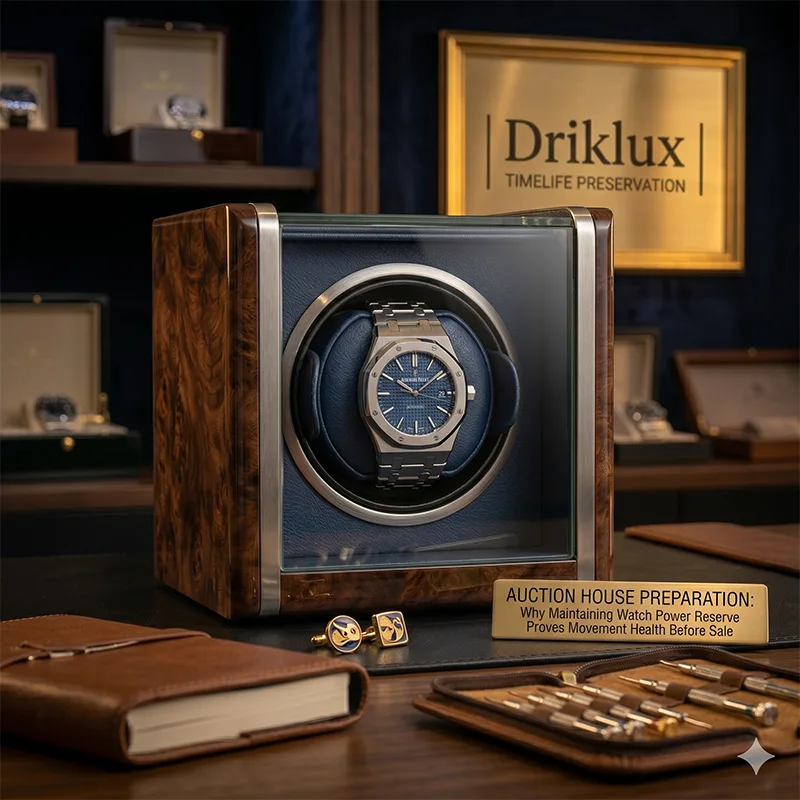 Auction House Preparation: Why Maintaining Watch Power Reserve Proves Movement Health Before Sale