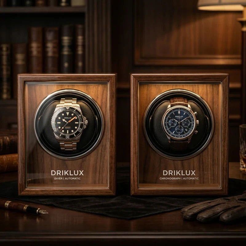Building A Thematic Watch Collection: Symmetrical Winder Displays For Chronographs Vs. Divers
