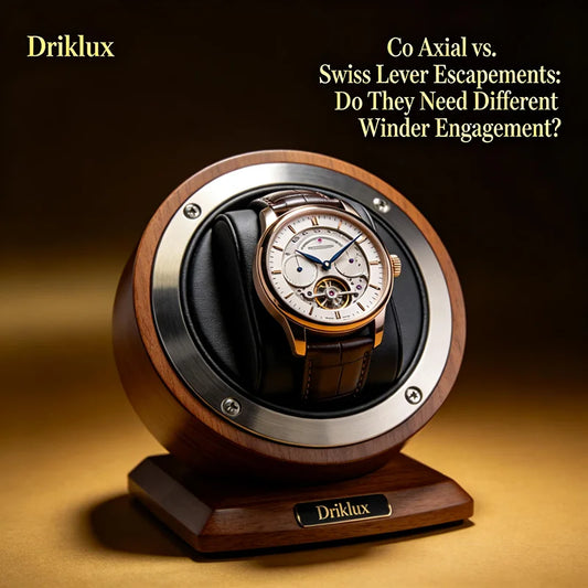 Co-Axial Vs. Swiss Lever Escapements: Do They Need Different Winder Engagement?