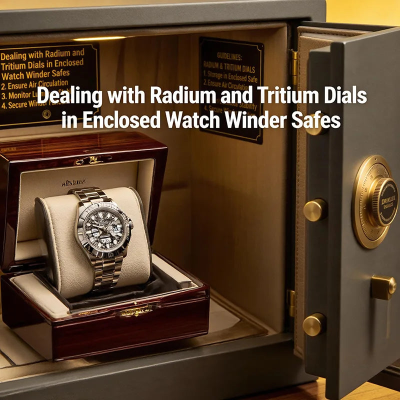 Dealing With Radium And Tritium Dials In Enclosed Watch Winder Safes