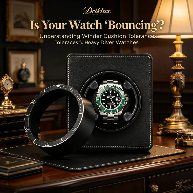 Is Your Watch "Bouncing"? Understanding Winder Cushion Tolerances For Heavy Diver Watches