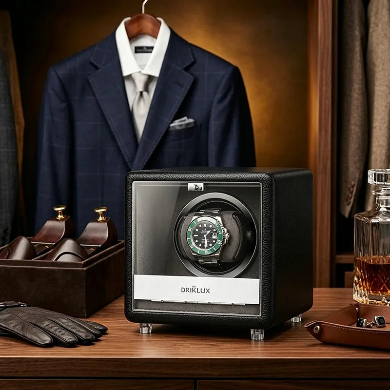 The Gentleman'S Dressing Room: Pairing Bespoke Suits With Watch Winder Displays