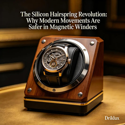 The Silicon Hairspring Revolution: Why Modern Movements Are Safer In Magnetic Winders