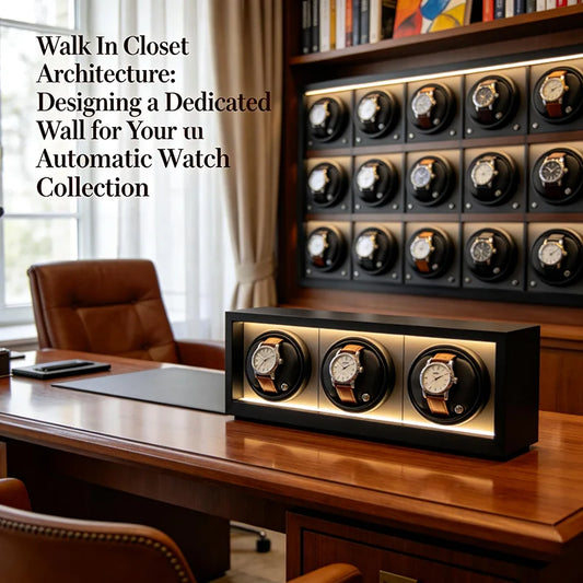 Walk-In Closet Architecture: Designing A Dedicated Wall For Your Automatic Watch Collection