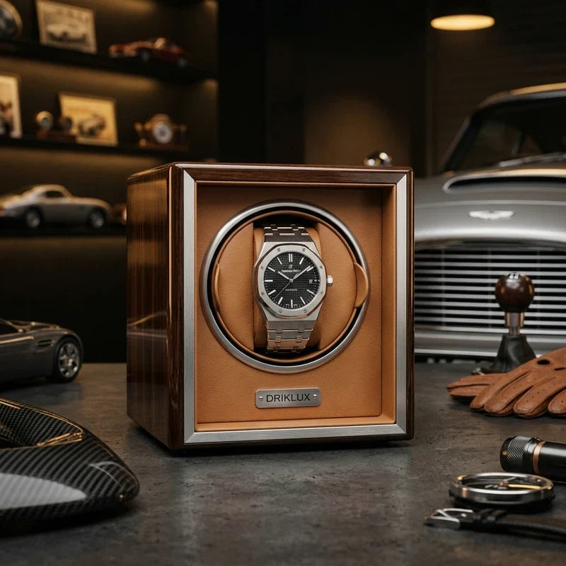 Why Luxury Car Enthusiasts Are Matching Watch Winders To Their Garage Aesthetics