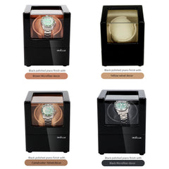 Single Watch Winder with See-Through Window - Showcase Your Rolex Watch in Style