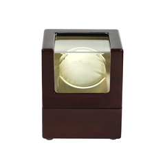 Single Watch Winder in Oak color with See-Through Window - Showcase Your  Watch