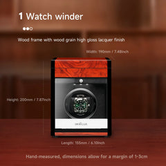 Single watch winders for automatic watches - luxury watch winder