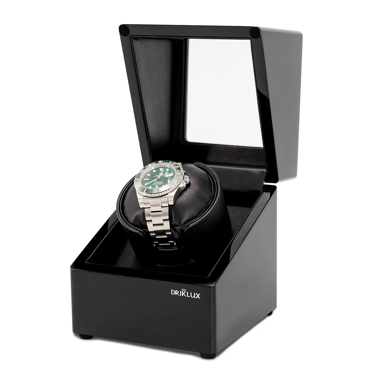 Single Watch Winder with See-Through Window - Showcase Your Rolex Watch in Style