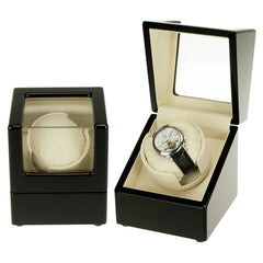 Single Watch Winder with See-Through Window - Showcase Your Rolex Watch in Style