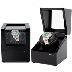 Single Watch Winder with See-Through Window - Showcase Your Rolex Watch in Style