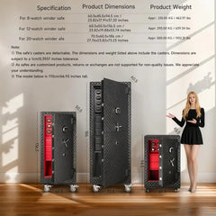 Custom Watch Winder Safe & Watch Winder Vaults for 12 Watches