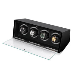 Quadruple Auto Watch Winders Box for Rolex