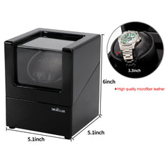 Single Watch Winder with See-Through Window - Showcase Your Rolex Watch in Style