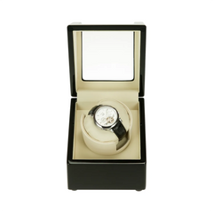 Single Watch Winder with See-Through Window - Showcase Your Rolex Watch in Style