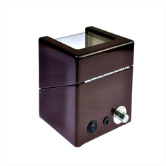 Single Watch Winder in Oak color with See-Through Window - Showcase Your  Watch