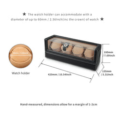 Elevate Your Watch Collection with Ostrich Leather 4 Winders