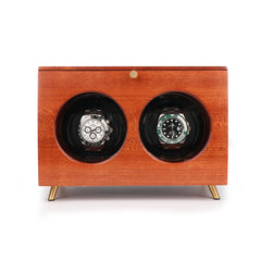 Double Wood Watch Winders For Automatic Watches - Winder for Rolex