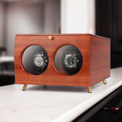 Double Wood Watch Winders For Automatic Watches - Winder for Rolex