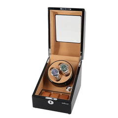 Dual Watch Winders + Extra 3 Watches Storage - Classic Organize in Style