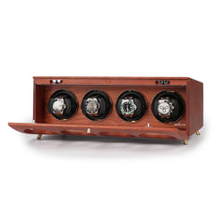 4 Wood Watch Winders For Automatic Watches - Winder On Watch