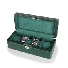 Watch Box with 4 Slots for brand Watches storage