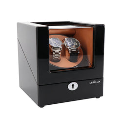 Double Watch Winder with See-Through Window - Showcase Your Rolex Watch in Style