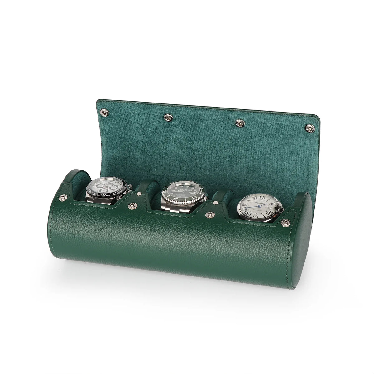 Triple Watch Roll Travel Case by Driklux - Secure Storage for Your Watch