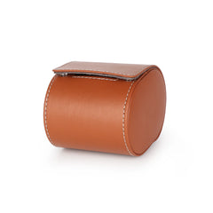 Luxury Leather Single Watch Roll Travel Case by Driklux - Stylish Protection for Your Timepiece