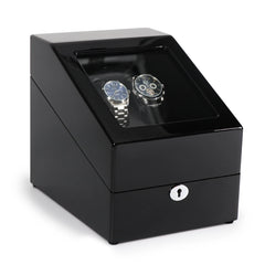 Dual Watch Winders + Extra 3 Watches Storage - Classic Organize in Style