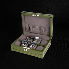 Luxury Leather Finish 8-Watch Box - Elevate Your Watch Collection