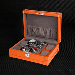 Luxury Leather Finish 8-Watch Box - Elevate Your Watch Collection