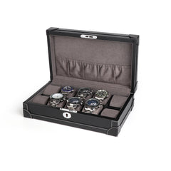 Coffret de luxe de 10 montres pour montres Rolex - Solution de stockage sécurisée et élégante