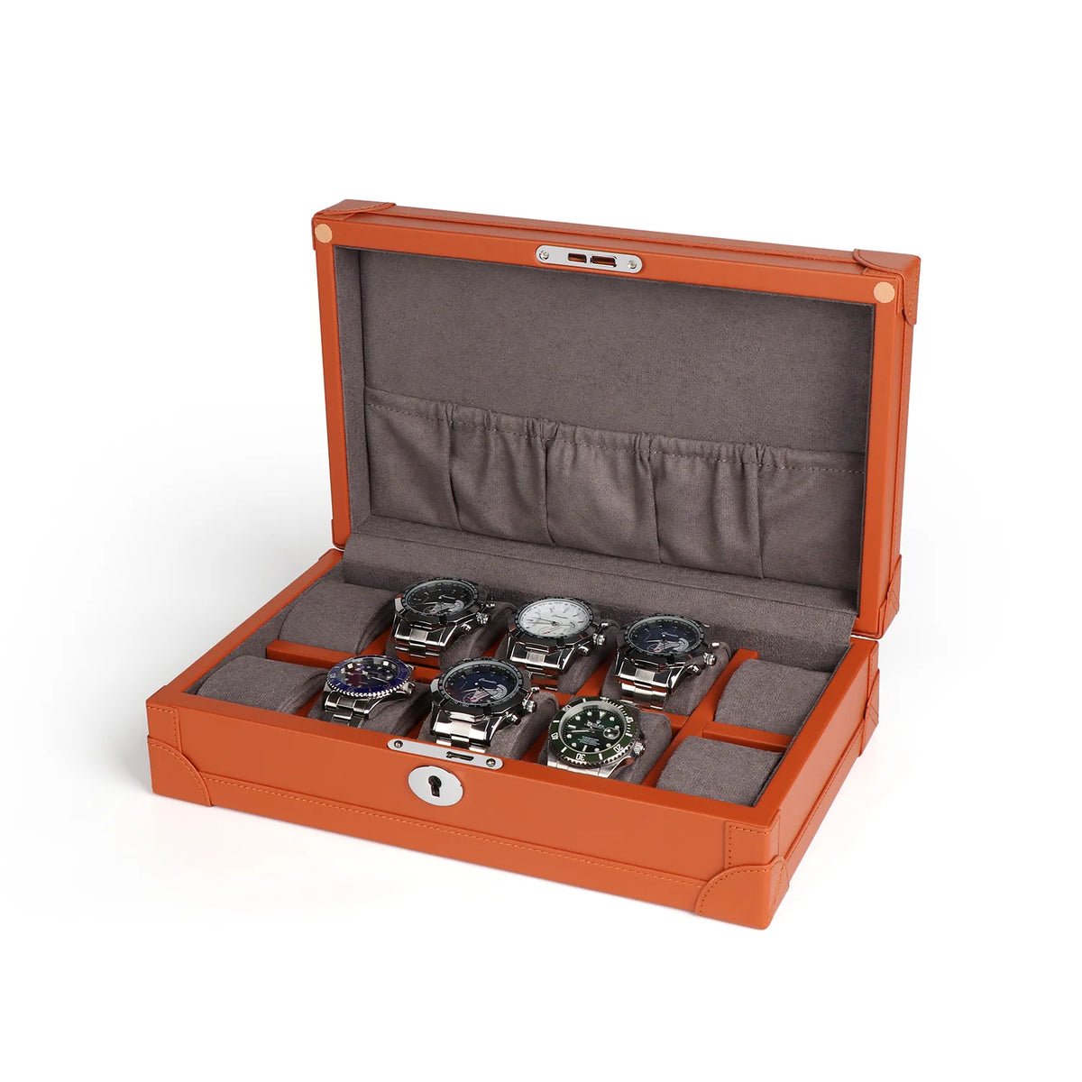 Coffret de luxe de 10 montres pour montres Rolex - Solution de stockage sécurisée et élégante