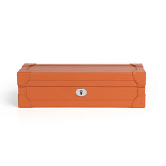 Luxury Leather Finish 5-Watch Box by Driklux - Elevate Your Watch Collection