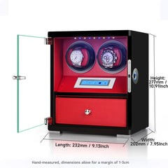 Boîte à remontoir double à remontage automatique – Entretien sans effort pour montres automatiques