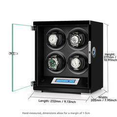 Boîte à remontoirs de montre automatique quadruple pour montre automatique - meilleurs remontoirs de montre