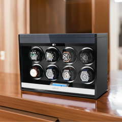 8 Watch Winder with Extra Storage - Maintain Eight Watches with Precision