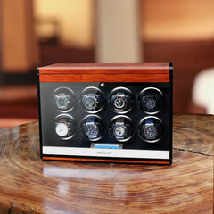 8 Watch Winder with Extra Storage - Maintain Eight Watches with Precision