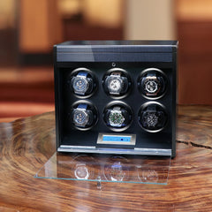 Watch Winder with 6 Winding Capacity - Keep Your Watches Running Accurately