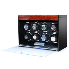 8 Watch Winder with Extra Storage - Maintain Eight Watches with Precision