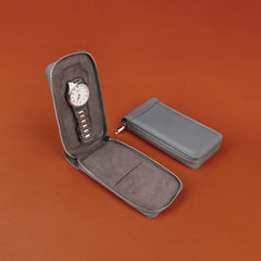 Compact and Simple Single Watch Pouch Bag - On-the-Go Protection