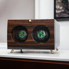 Double Wood Watch Winders For Automatic Watches - Winder for Rolex